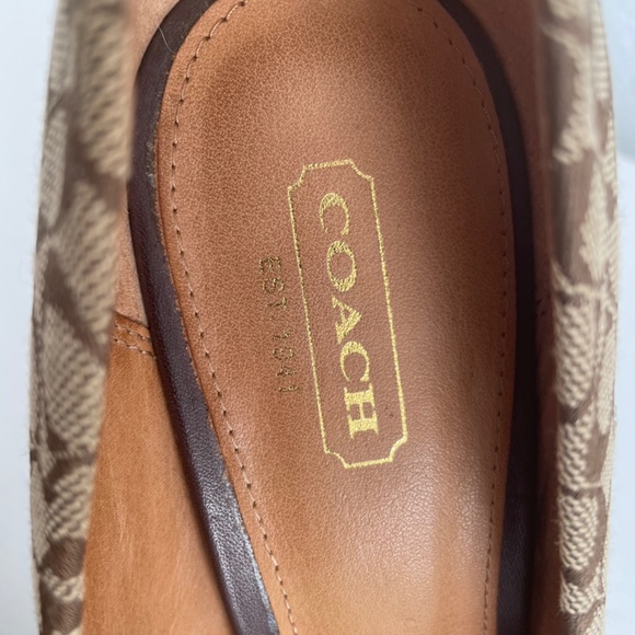 COACH Ellin Brown Signature Pointed Toe Pumps 8M/B Business Casual Workw… - Picture 3 of 6